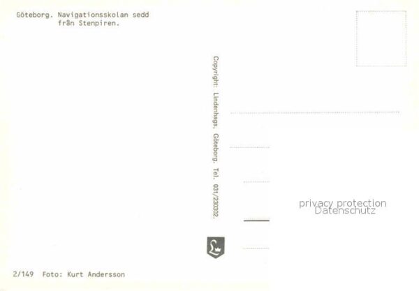 Goeteborg Navigationsskolan sedd fran stenpiren – Bild 2