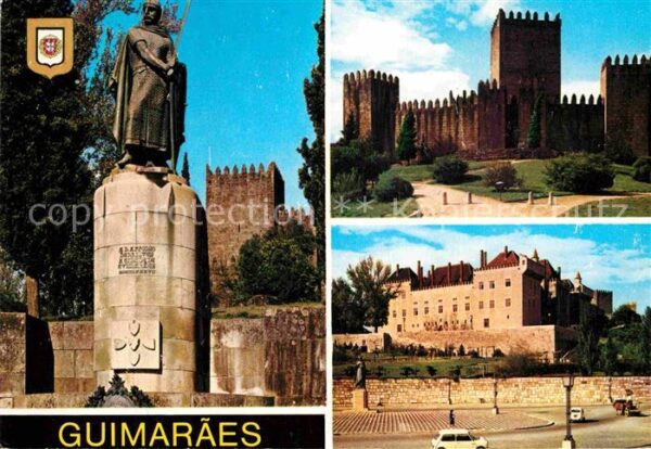 Guimarães Estatua de Alfonso Henriques Castelo Pr