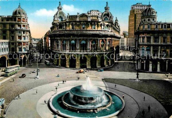 Genova Genua Liguria Piazza de Ferrari