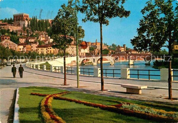 Verona Veneto Panorama e Castel San Pietro