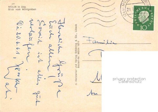 Moelln Lauenburg Blick vom Mühlgraben – Bild 2