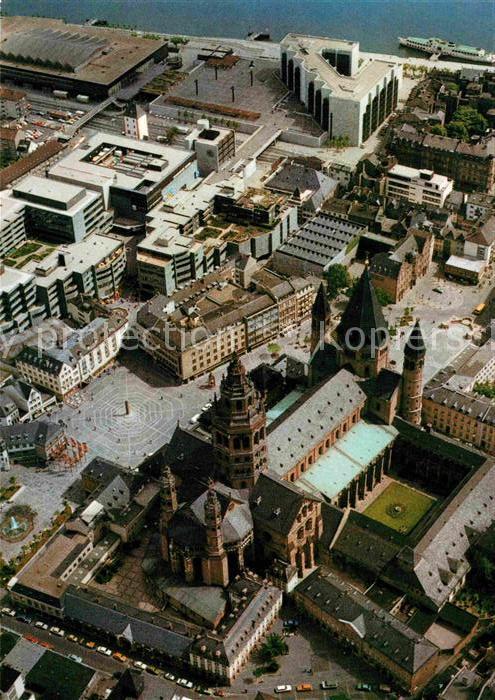 Mainz Rhein Dom Markt Brand Gutenberg Museum Rheing