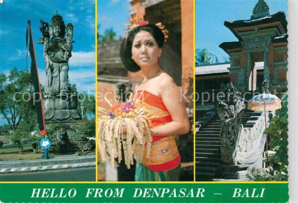 Denpasar Monument Tempel Balinesin