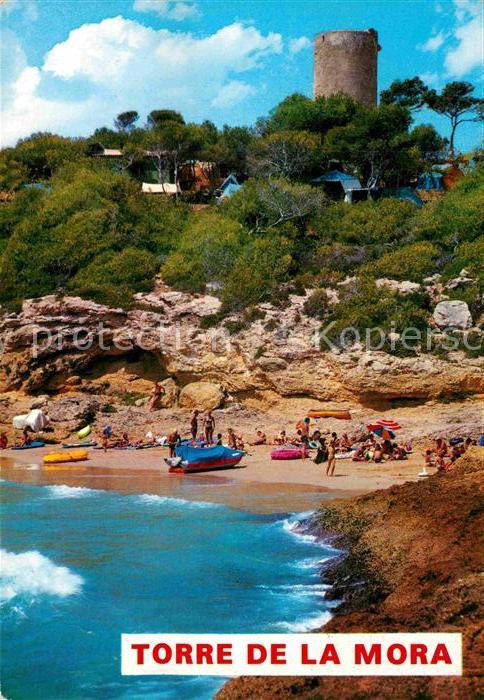 Tarragona Un aspecto de la costa Al fondo Torre d
