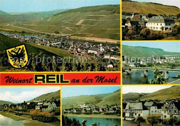Reil Mosel Panorama Teilansichten