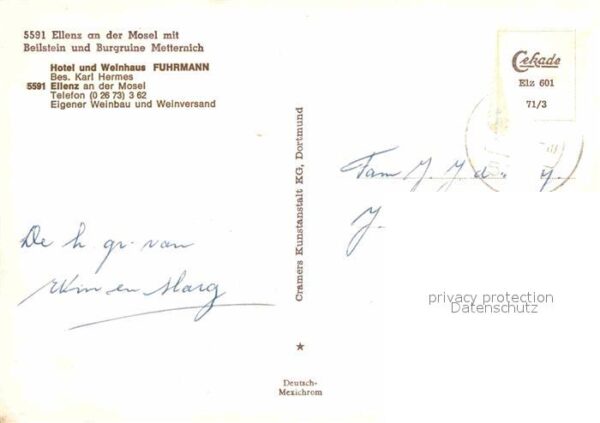 Ellenz mit Beilstein und Burgruine Metternich – Bild 2