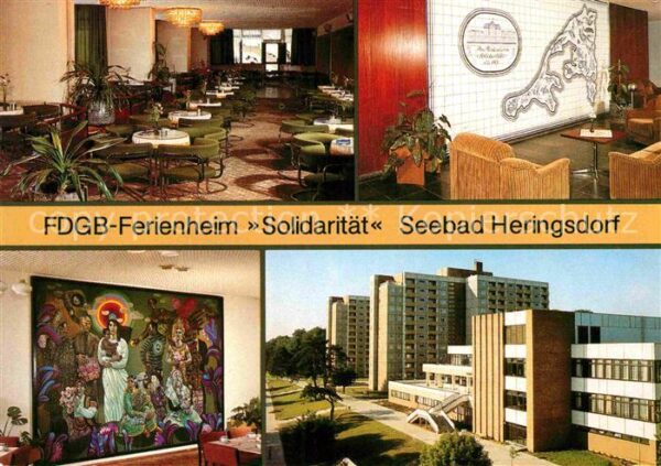 Heringsdorf Ostseebad Usedom FDGB Ferienheim Solidarität Cafe Sanddo