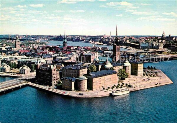 Stockholm Utsikt over Riddarholmen fran Stadshust