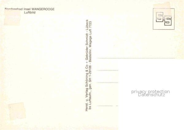 Wangerooge Nordseebad Fliegeraufnahme – Bild 2