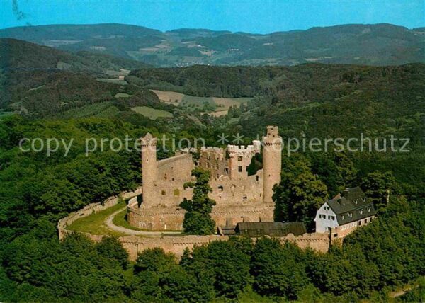 Auerbach Bergstrasse Burgruine Auerbacher Schloss Fliegerauf