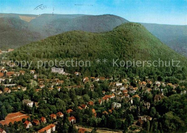 Bad Harzburg Sanatorium am Burgberg Fliegeraufnahme