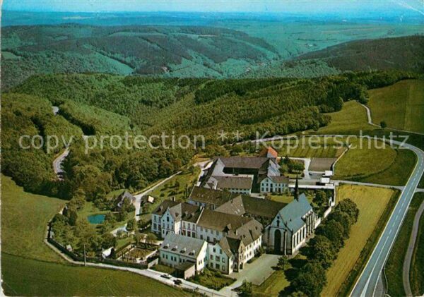 Heimbach Eifel Abtei Mariawald Fliegeraufnahme