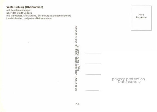 Coburg Fliegeraufnahme mit Veste Coburg – Bild 2