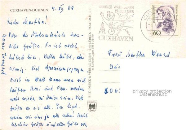 Cuxhaven Duhnen Nordseebad Fliegeraufnahme – Bild 2
