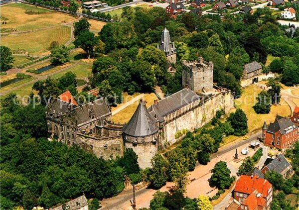 Bad Bentheim Die Burg Fliegeraufnahme