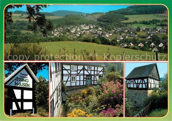 Assinghausen Panorama Fachwerkhäuser