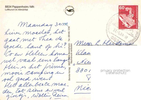 Pappenheim Mittelfranken Fliegeraufnahme – Bild 2