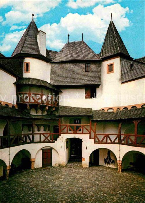 Kaub Schloss Pfalzgrafenstein Innenhof