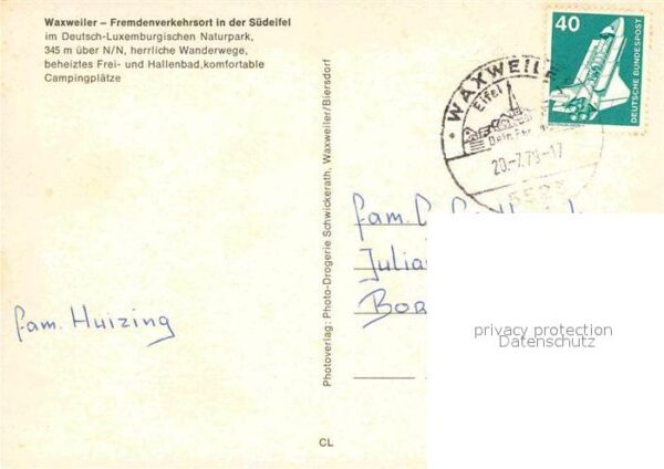 Waxweiler Teilansichten Panorama Denkmal Schwimmb – Bild 2