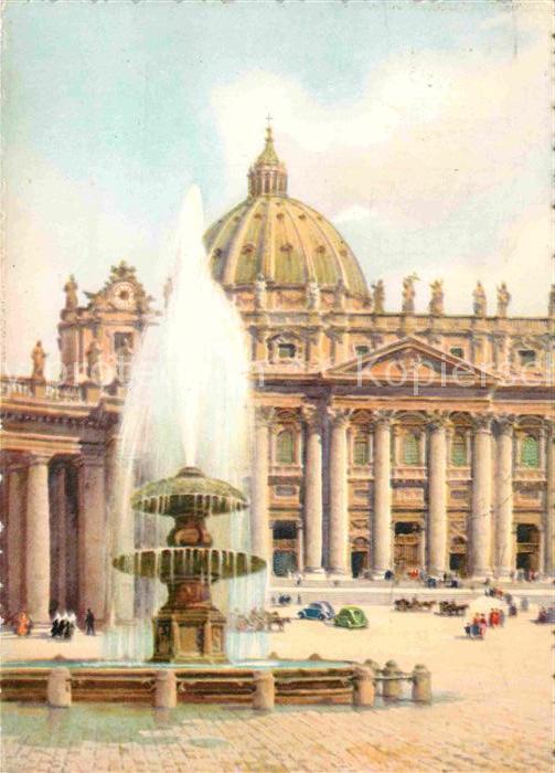 Roma Lido Fontana di Piazza San Pietro