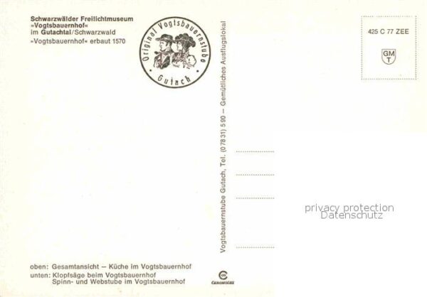 Gutach Schwarzwald Freilichtmuseum Vogtsbauernhof Details – Bild 2