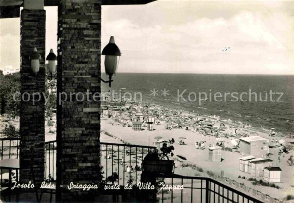 Lido di Jesolo Spiaggia vista da Villa Zoppes
