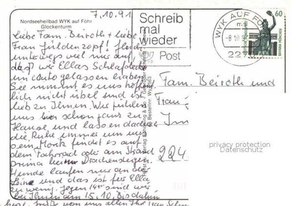 Wyk Foehr Glockenturm – Bild 2