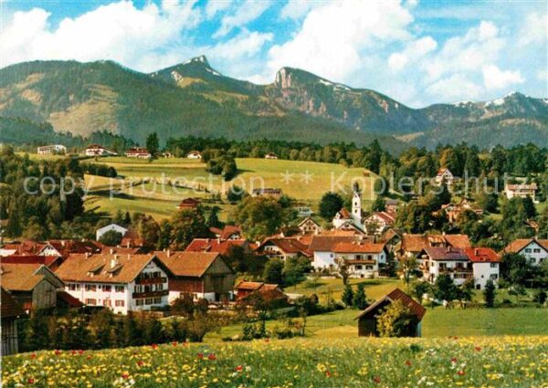 Bad Kohlgrub mit Ammergauer Alpen