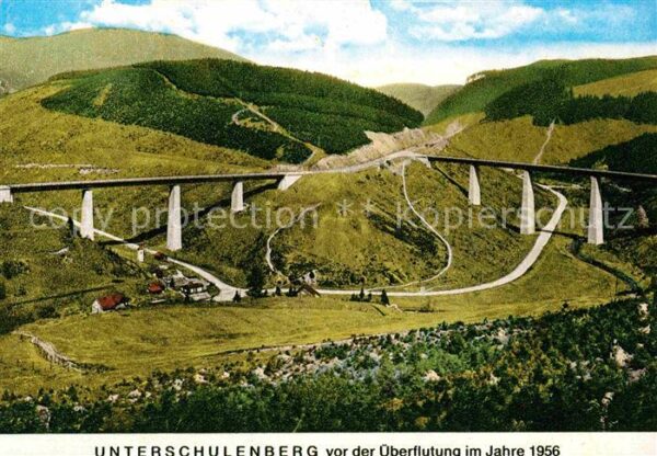 Schulenberg Oberharz Ansicht vor Überflutung im Jahre 1956
