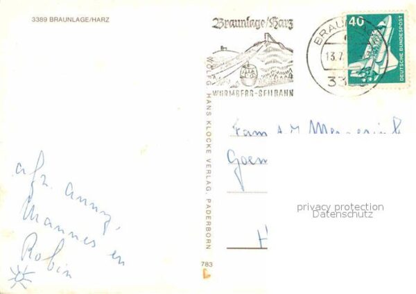 Braunlage Wurmberg Kurhaus Teilansicht Kurparksee – Bild 2