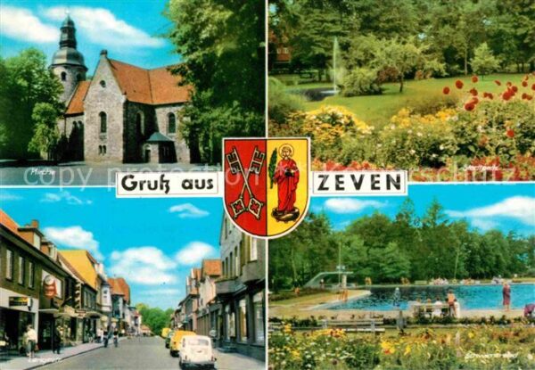 Zeven Kirche Stadtpark Langestr Schwimmbad