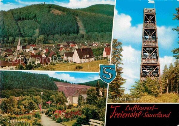 Freienohl Sauerland Panorama Kurpark Kuppelturm