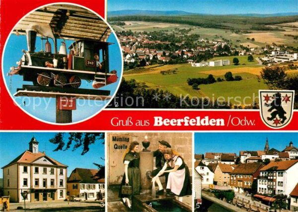 Beerfelden Odenwald Schelle Kattl Panorama Bürgerhaus Trach