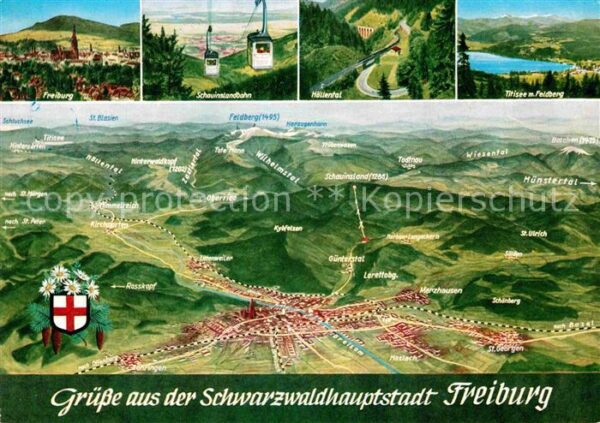 Freiburg Breisgau Panorama Schauinslandbahn Hllental Titi