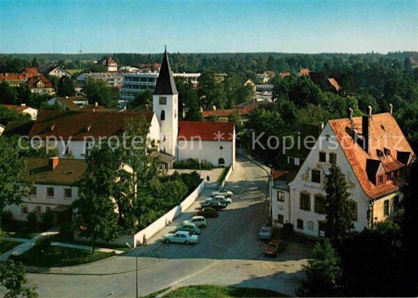 Gruenwald Muenchen Blick vom Burgturm