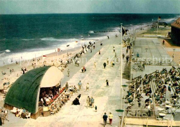 Westerland Sylt Promenade mit Musikpavillon