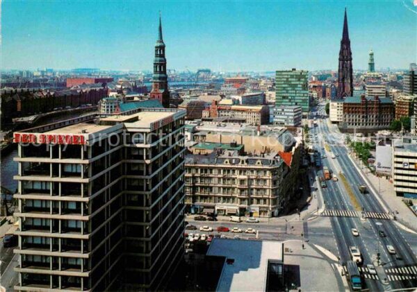 Hamburg Stadtblick Ost West Strasse