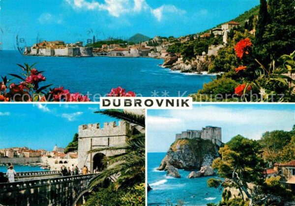 Dubrovnik Ragusa Panorama Schloss