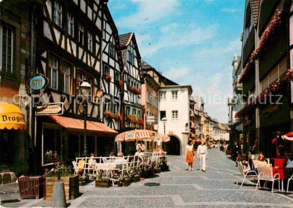 Ahrweiler Ahr Fussgängerzone Niederhutstrasse Markt