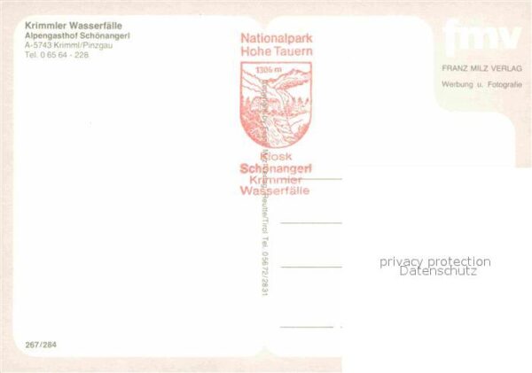 Krimml Krimmler Wasserfälle Alpengasthof Schön – Bild 2
