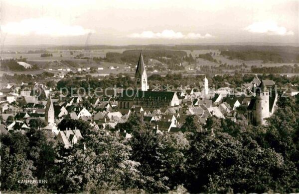 Kaufbeuren Stadtbild mit Kirche
