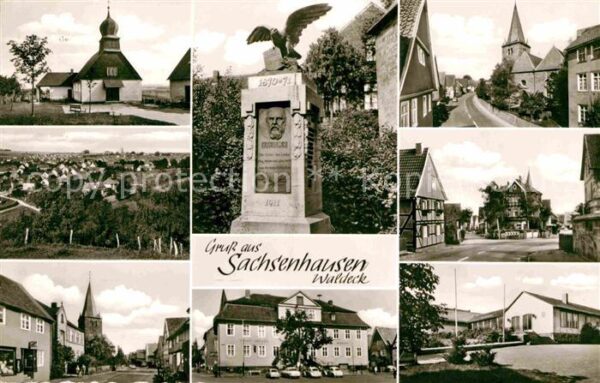 Sachsenhausen Waldeck Teilansichten Denkmal