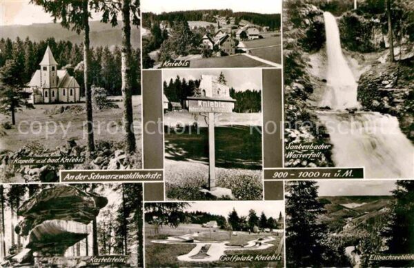 Kniebis Freudenstadt Kapelle Kastelstein Wasserfall Golfplat