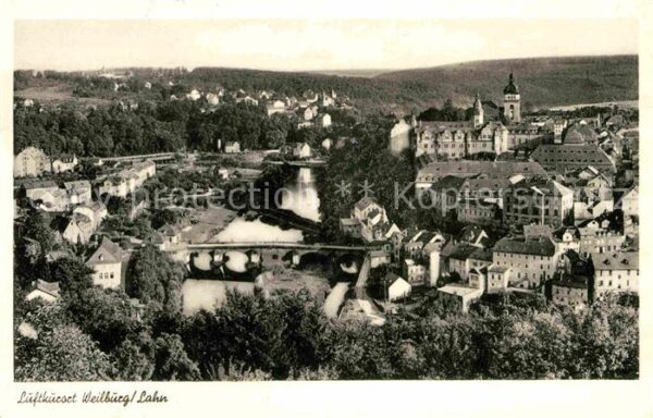 Weilburg Panorama Blick über die Stadt