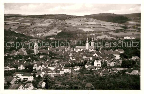Bad Mergentheim Teilansicht vom Trilberg
