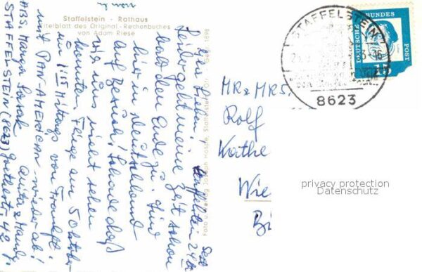 Staffelstein Rathaus Denkmal Titelblatt des Original – Bild 2