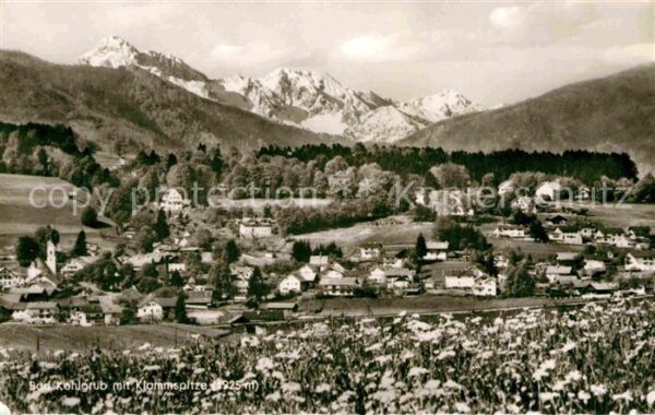 Bad Kohlgrub Panorama Blick zur Klammspitze Ammergau