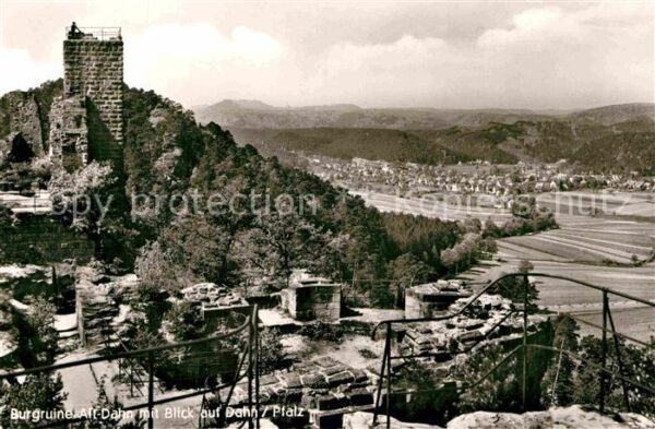 Alt Dahn Panorama Blick von der Burgruine
