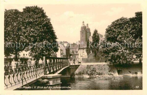 Alt Plauen Brücke Johanniskirche