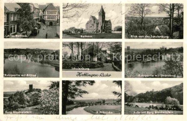 Hattingen Ruhr Rathaus Schulenburg Ruhrpartie Strandba